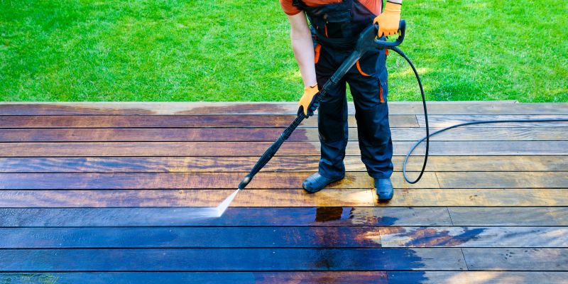 Deck Pressure Washing