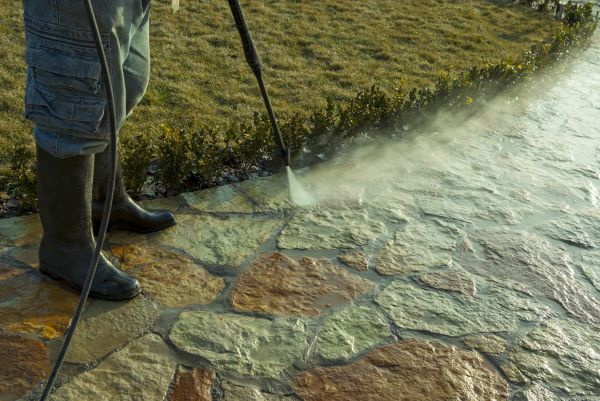 Cost of Stone Power Washing in Escondido